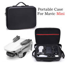 Bolso de hombro portátil de PU para DJI Mavic Mini, estuche de transporte de viaje, caja de bolso impermeable para accesorios de Mini Dron Mavic 2024 - compra barato