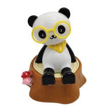 Boneca de panda de dança movida a energia solar, decoração de carro e brinquedo de casa 2024 - compre barato