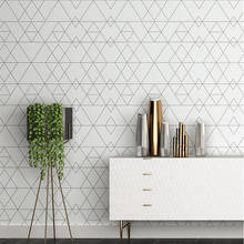 WELLYU Personality diamond geometry wallpaper living room bedroom wallpaper minimalist modern Nordic lattice TV background 2024 - buy cheap