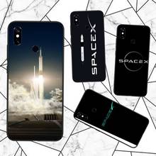 Funda de teléfono para Xiaomi Redmi note 7 8 9 pro 8T 9S Mi Note 10 Lite pro, US, Elon Musk SpaceX 2024 - compra barato