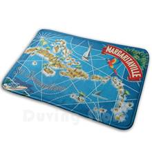 Margaritaville St. Somewhere Map Soft Non-Slip Mat Rug Carpet Cushion Margaritaville St Somewhere Tropical Jimmy Buffet 2024 - buy cheap