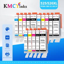 KMCYinks-cartuchos de tinta para impresora Canon Pixma iP4850, ix6550, MG5250, MG6150, MG8150, MX885, MG5350, PGI525, PGI 525, BLI 526, 3 juegos 2024 - compra barato