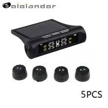 Original Solar TPMS Car Tire Pressure Alarm Monitor System Display Intelligent Temperature Warning Fuel Save with 4 Sensors tpms 2024 - buy cheap