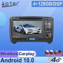 Radio Multimedia con GPS para coche, Radio con reproductor de vídeo, Android, 2Din, DSP, para Audi TT 2 8J 2006 - 2014 2024 - compra barato