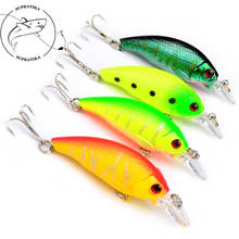 4pcs/lot Bass Cranbait Fishing Lure Hard Bait Sound Wobble 75mm/8.3g Seawater Floating Top-water Ocean Beach fishing Feeder Bait 2024 - buy cheap