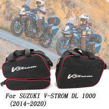 Motorcycle Luggage Bag For SUZUKI V-STROM DL1000 DL 1000 Black Trunk Inner Bags v strom 1000 2014-2020 2015 2016 2017 2018 2019 2024 - buy cheap