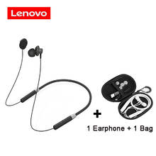 Lenovo HE05 Earphone Neck Bluetooth 5.0 sports IPX5 Waterproof with Microphone Headset 2024 - buy cheap
