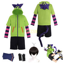 Anime SK8 sk8 the infinity cosplay Costume MIYA Hooded Zipper Shorts Wig Hoodie Jacket Tshirt Tail Sock Party Clothes SK Eight 2024 - buy cheap