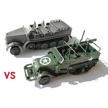 1/72 M3 Half Track Armored Vehicle 4D Assembly Military Model Children Toy Kids Christmas Birthday Gift 2024 - buy cheap