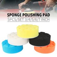 5pcs 3/4/5/6/7 Inch Buffing Sponge Polishing Pad Hand Tool Kit For Car Polisher Compound Polishing Car Beauty Polishing Tool Set 2024 - buy cheap