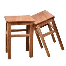Solid wood dining Bar stool home restaurant stool dining chair makeup wooden stool high reinforcement board school student stool 2024 - buy cheap