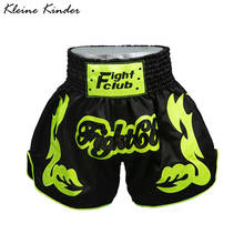 Embroidery Muay Thai Boxing Shorts 2020 New Muaythai Trunks Women Men's Combat Kickboxing MMA Fight Shorts Kids Sanda Clothing 2024 - buy cheap