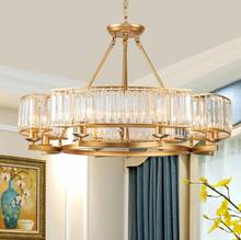 Nordic personality stair long chandelier model room American chandelier lamp living room Crystal Chandelier 2024 - buy cheap