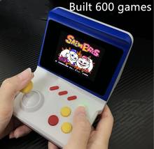 Powkiddy-novo console de jogos retrô a5, joystick com 600 jogos embutidos, suporte para saída de tv dupla, sistema de jogos fc de 8 bits 2024 - compre barato