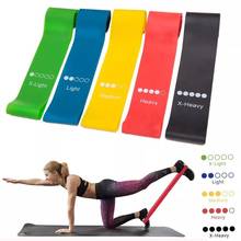 1 Set Yoga Resistance Rubber Bands Fitness Gum X-light to X-heavy Pilates Sport Training Workout Elastic Bands Fitness Equipment 2024 - buy cheap