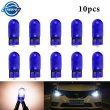 10pcs T10 W5W 194 W5W Natural Blue Glass  White light Halogen Xexon Light Bulbs 12V 5W Replacement Bulbs License Plate  lights 2024 - купить недорого