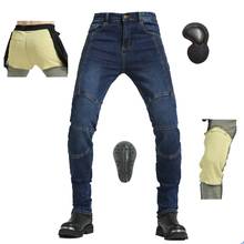 Motorcycle Biker Jeans Dirt Bike Motocross Riding Pants CE Armored Reinforce with Aramid Protection Motorbike Adventure Touring 2024 - buy cheap