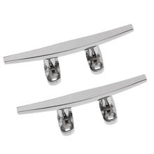 2 x Boat Dock Cleats Heavy Duty Stainless Steel Open Base Cleat Corrosion Resistance 2024 - buy cheap