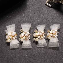 Korean Fashion Mini Hairpins Clips for Women Girls Hair Ornaments Pearls Rhinestone Headpieces Bride Wedding Hair Accessories 2024 - buy cheap