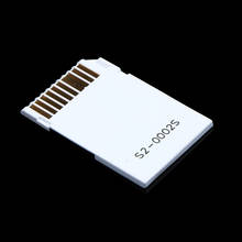 Двойной слот адаптер для карты памяти 2 Micro SD HC конвертер карт Micro SD TF для карты памяти MS Pro Duo для PSP карты белый чехол для игр 2024 - купить недорого