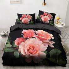 3D Nordic Bedding Set Duvet Covers Sets Quilt Cover Comforter Bed Set King Queen Full Size Flowers Design Bedclothes 2024 - buy cheap