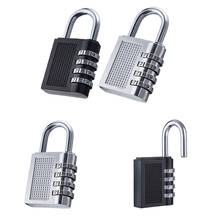 Combination Zinc Alloy Security Lock Suitcase Luggage Coded Lock Cupboard Cabinet Locker Padlock 4 Digit Password Lock 2024 - buy cheap