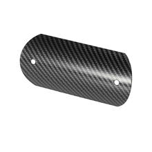 Motoforti Universal Motorcycle ATV Carbon Fiber Pattern Exhaust Muffler Pipe Heat Shield Cover Guard Protector 2024 - buy cheap