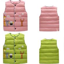 Baby Girls Boys Thin Vest Coats Children Clothes Down Jacket Child Infant Kids Vests Cartoon Winter Autumn Waistcoat Outerwear 2024 - buy cheap