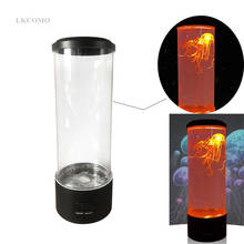 Lámpara LED de medusas de fantasía, alimentada por USB/batería, que cambia de Color, para tanque de medusas, lámpara brillante para acuario, luz nocturna para dormir para niños 2024 - compra barato