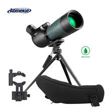 20-60X Zoom Spotting Scope with Tripod Phone Holder 60mm Optical Lens HD Vision Monocular Telescope for Bird Watching Waterproof 2024 - buy cheap