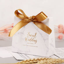 High Quality Marble Vintage Wedding Candy Box Gift Bag Paper Chocolate Boxes Cookies Bags Wedding favor and Gift Box Packing 2024 - buy cheap