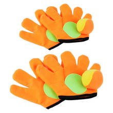 Fun Toss and Catch Game Sticky Ball Sucker Gloves,Self-Stick Disc Paddles Beach 2024 - buy cheap