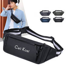 Fashion Men Chest Bag Waist Bag Hip Belt Pack Large Capacity Crossbody Pouch Running Waist Pack Male Travel Phone Pouch 2024 - buy cheap