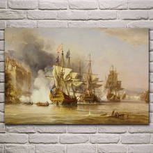 Arte militar de batalha marítima, arte de vela com pôsteres na parede, decoração para casa, sala de estar, para quarto kl264 2024 - compre barato