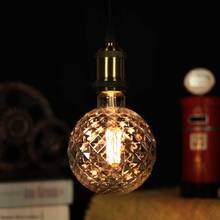 Retro LED Filament Lamp Edison Bulbs G95 G125 Crystal Globe Bulbs Home Decor Vintage Light Bulbs 2024 - buy cheap