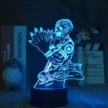 Lámpara LED 3D para mesita de noche, luz nocturna acrílica, Anime, Jujutsu, Kaisen, Ryomen, decoración para fiesta, regalo de cumpleaños para niños, Control por aplicación 2024 - compra barato