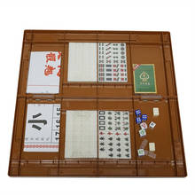 Juego de cartas de póquer de dados Mahjong 4 en 1, juego de mesa para fiesta familiar, regalo, póker duradero de viaje 2024 - compra barato
