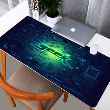Design de tecnologia 2021 novo design hd impressão grande estendido mousepad teclado tapete de mesa tapete tapete de teclado para casa 2024 - compre barato