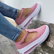 Summer Women's Sandals Vintage Wedge Shoes Woman Buckle Suede Straw Thick Bottom Flats Platform Sandals Flock Sandalias Large 2024 - buy cheap
