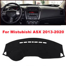 Black Car Dashboard Cover For Mistubishi ASX (2013-2020) 2014-2015-16-17-18-2019 Auto Sun Shade Pad Carpet Protector Dash Mat 2024 - buy cheap