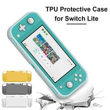 Защитный чехол для NS Lite, мягкий прозрачный чехол из ТПУ для консоли Nintendo Switch Lite, противоударный, с защитой от отпечатков пальцев 2024 - купить недорого