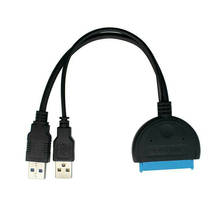 USB 3.0 to SATA Adapter Cable Dual Use for 2.5" External HDD SSD Hard Drive Disk Convert 2024 - buy cheap