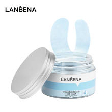 LANBENA-Máscara de ojos con ácido hialurónico, parches de suero para los ojos, reduce las ojeras, bolsas de reparación, nutre las líneas de los ojos, reafirmante, cuidado ocular, 50 Uds. 2024 - compra barato