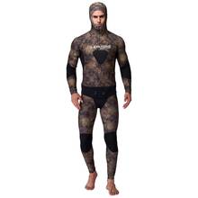 Wetsuit Men 5mm  3mm Neoprene Diving Suit 2-Piece Spearfishing Underwater Hunting Jumpsuit Swimsuit Canoeing Open Cell Hood 2024 - buy cheap