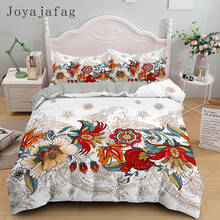 Vintage Flowers Bedding Set Soft Microfiber Duvet Cover For Couple Gift Bed Sets Nordic Quilt Covers With Pillowcase Bedclothes 2024 - buy cheap