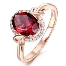 Anillos de lujo de Color oro rosa y plata para mujer, joyería romántica para mujer, joyería para fiesta de boda, regalos 2024 - compra barato