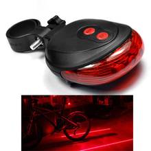 Luz LED trasera para bicicleta de montaña, lámpara nocturna para ciclismo, 3 colores, 3 modos, luz de alerta de advertencia, líneas paralelas/Gypsophila 2024 - compra barato