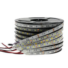 Светодиодные ленты 5050 RGB один Цвет гибкий светодиодный светильник RGB 5050 Светодиодные ленты ФИТА светодиодный светильник полоски гибкие полосы света 60/120 светодиодов/M DC12V/24v 2024 - купить недорого