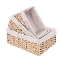 Wicker Willow Storage Basket with Removable Lining Easter Gift Make Your Own Hamper Large S M L 2024 - buy cheap