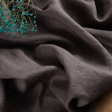 High quality flax fabric Khaki ash fabric for dress fashion dress Cheongsam Robe fabrics 2024 - buy cheap